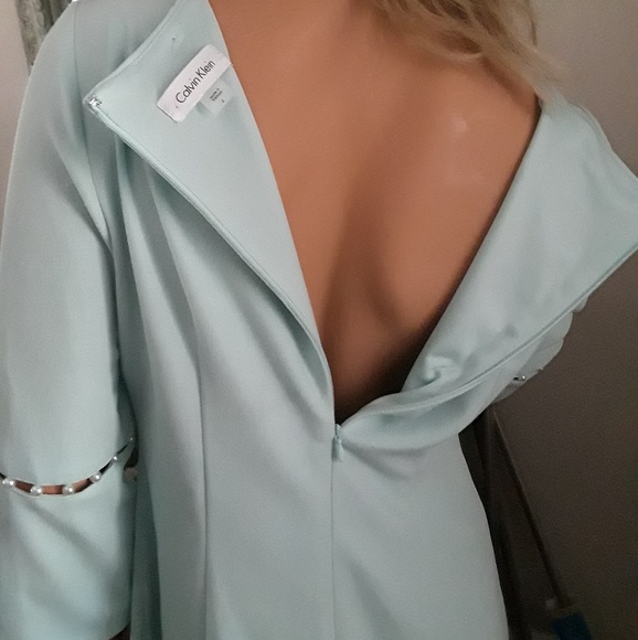 Calvin Klein bell sleeve dress sz 6 nwt - Picture 5 of 6